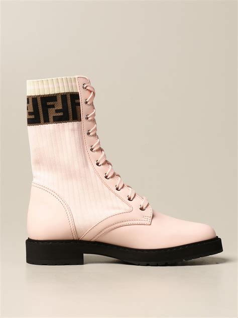 fendi knit bootie|fendi leather boots.